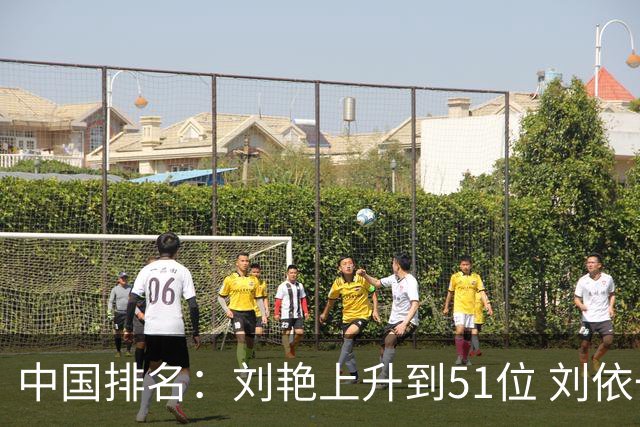 中国排名：刘艳上升到51位 刘依一许赢也攀升